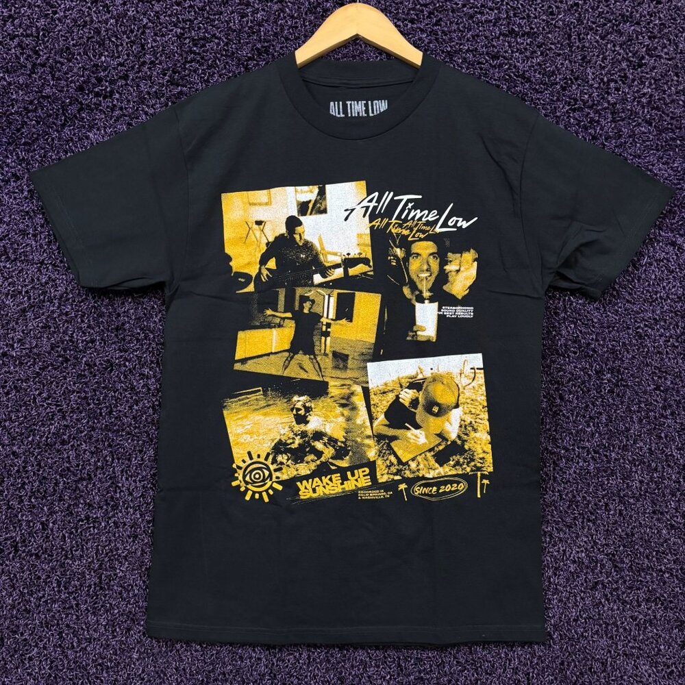 All Time Low Wake Up Sunshine Album Art Collage T-Shirt M